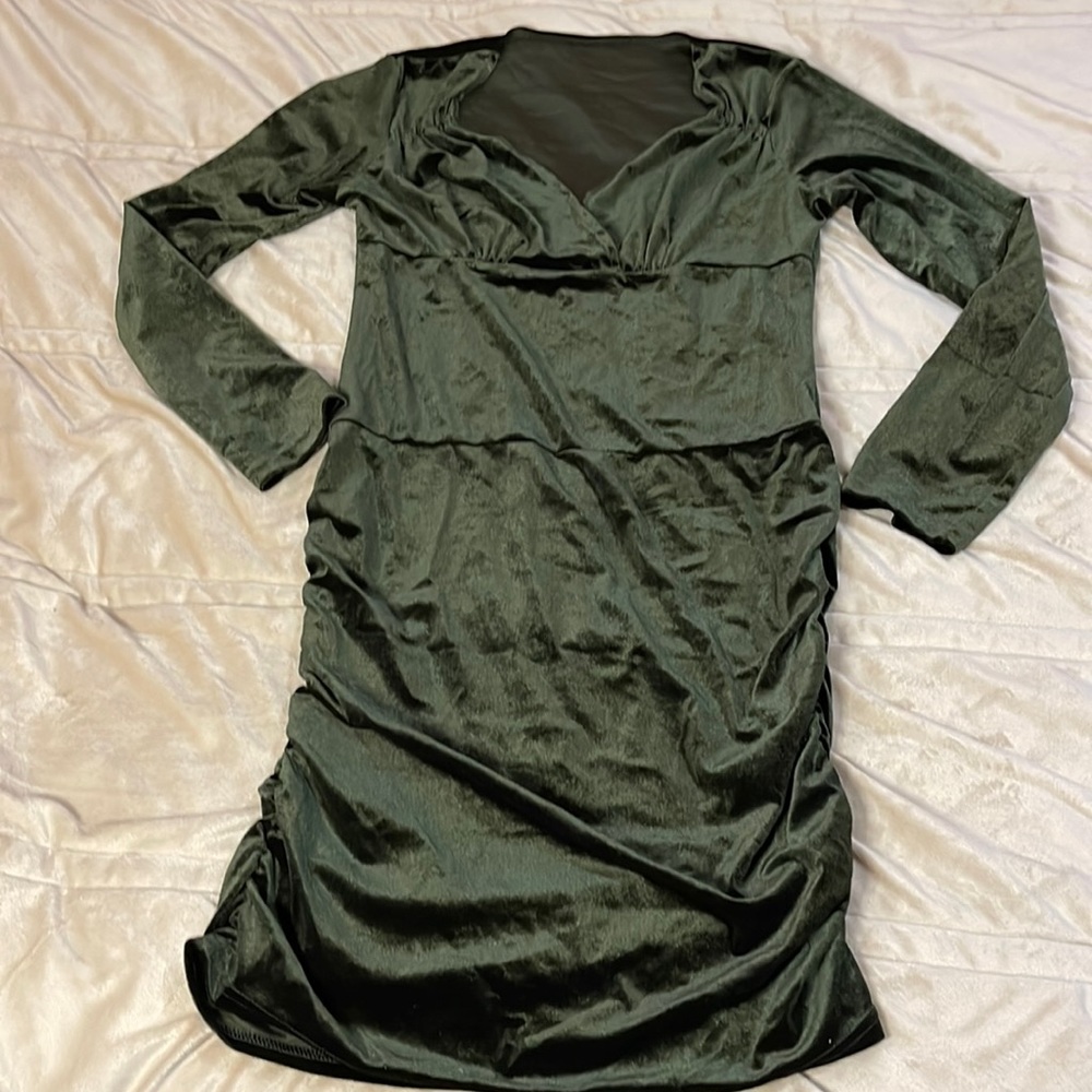 Velour party dress